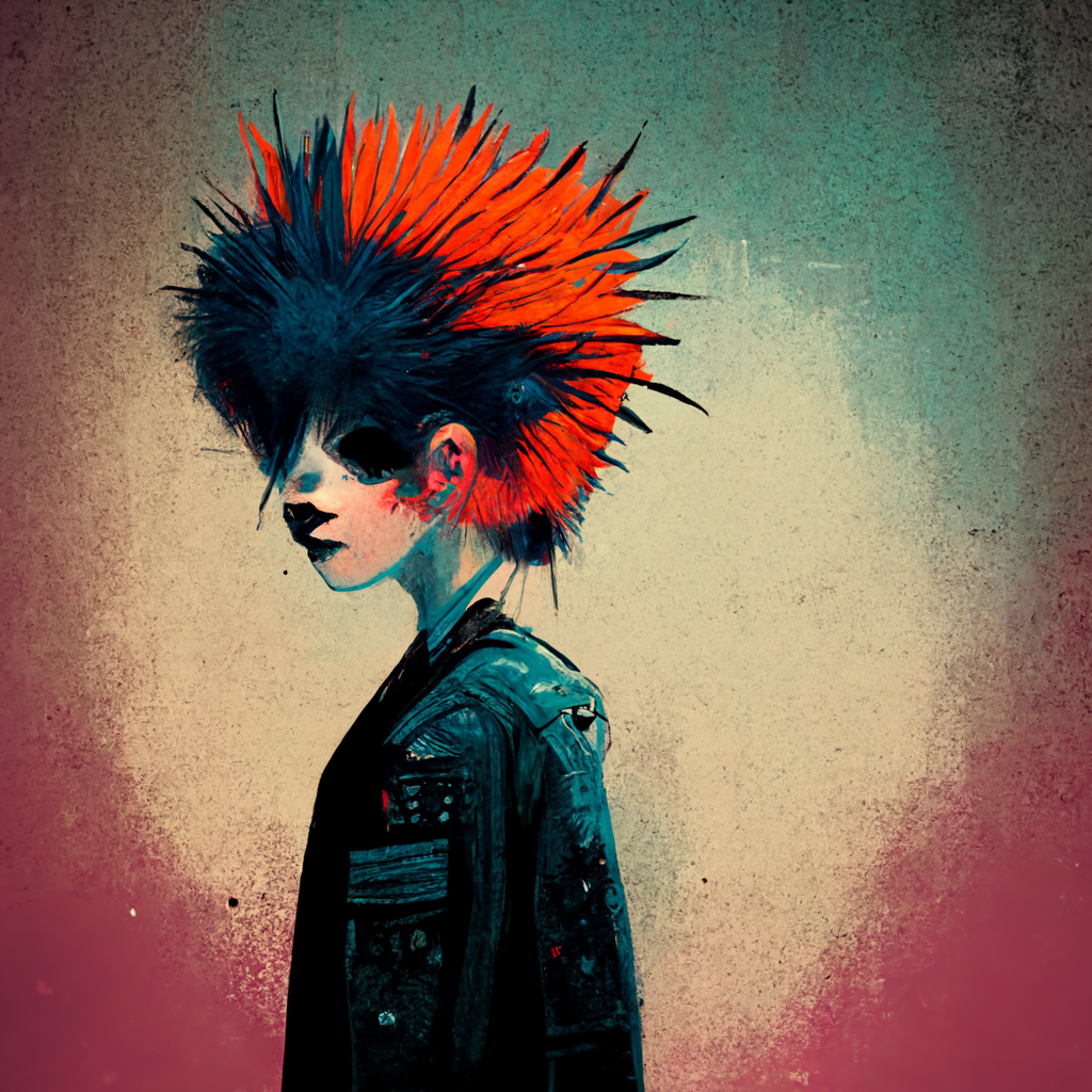 AI generated punk girl 1